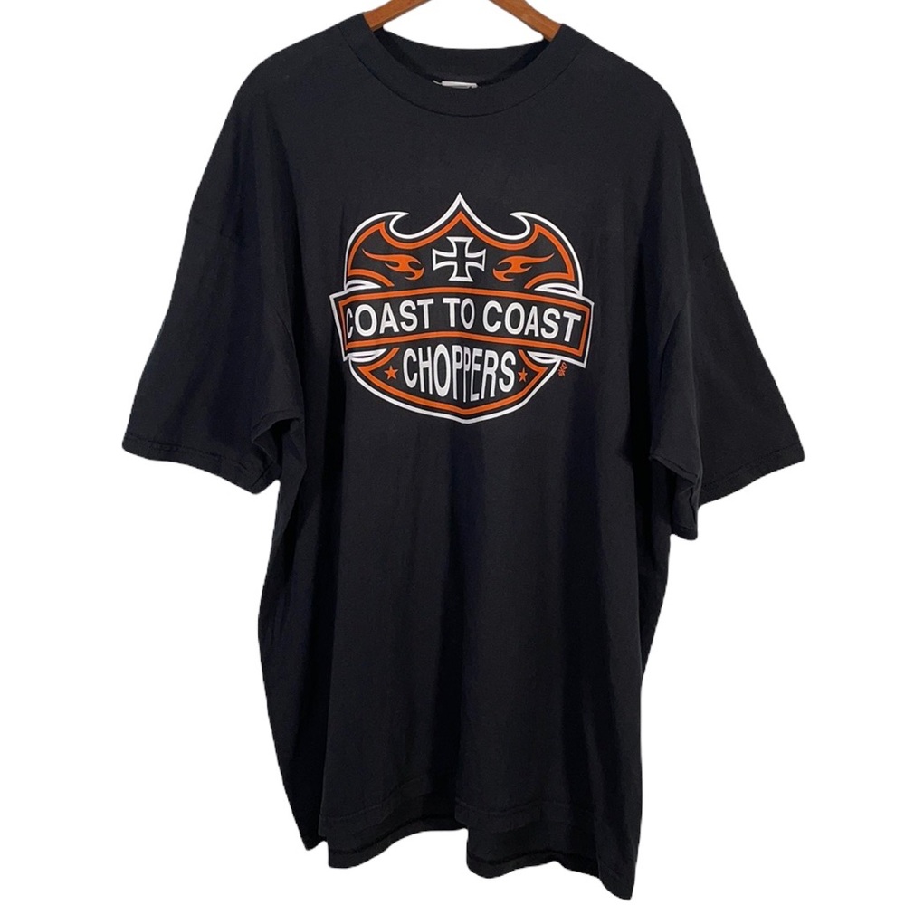 WCW Men’s Coast To Coast Choppers Short Sleeve Shirt Size 3XL